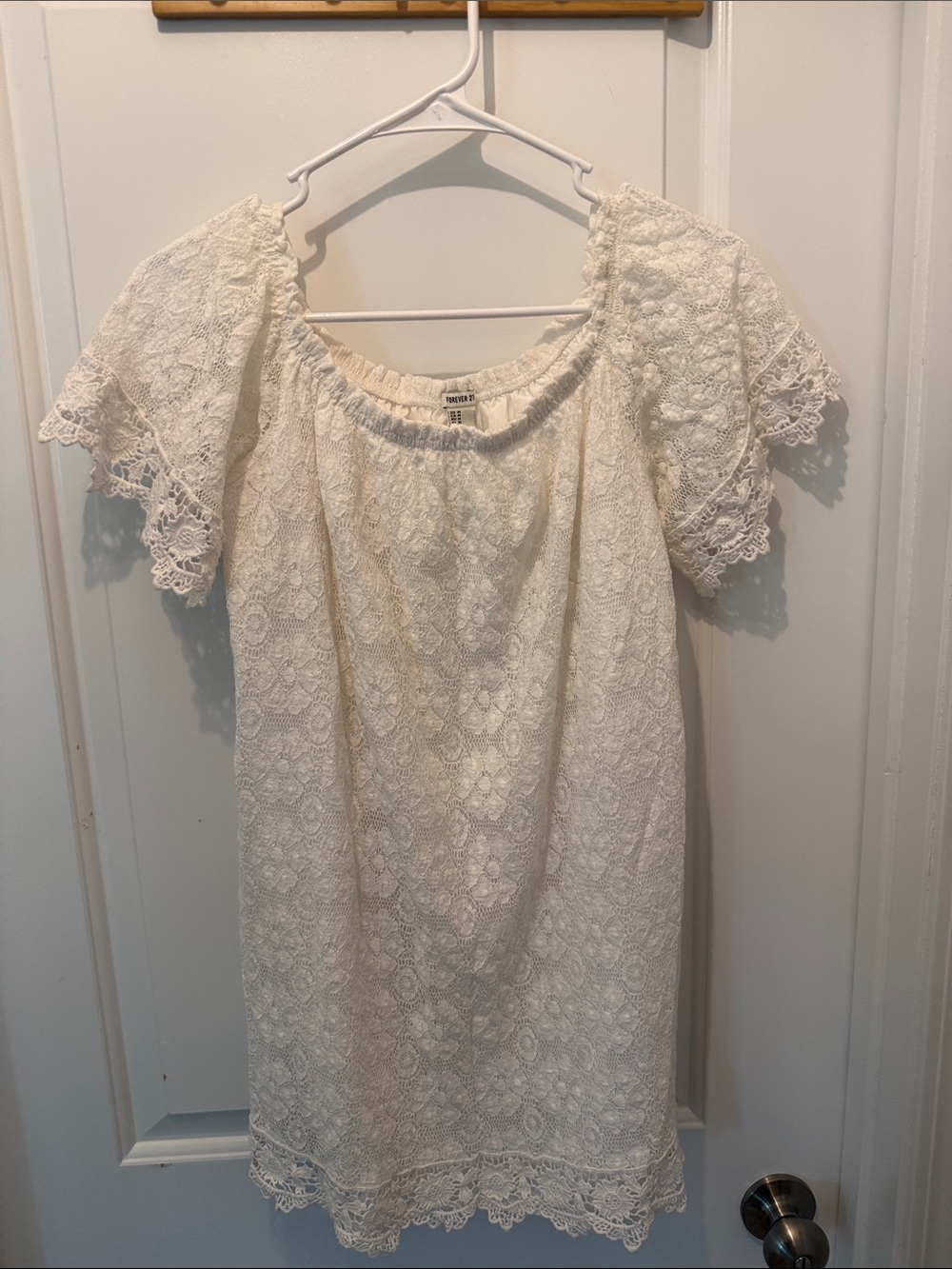 🥳 5 for $25 BUNDLE Forever 21 Cream Lace Mini Dress